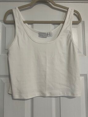 Caroline Constas cropped Scoop Neck Tank